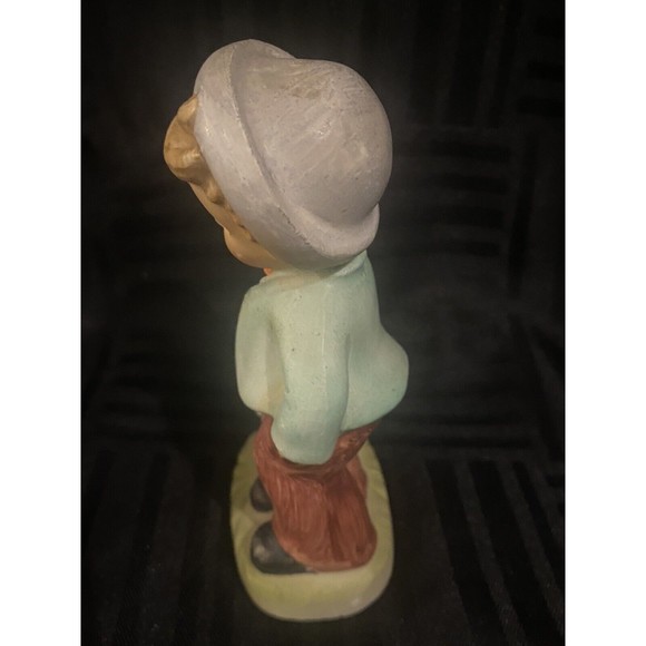 Vintage Norleans Japan Boy with Bunny rabbit Figurine Easter home decor - Picture 2 of 6